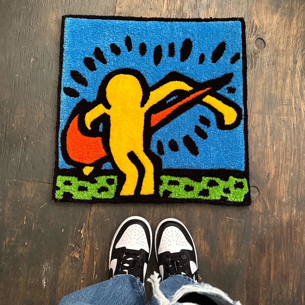 Keith Haring custom rug